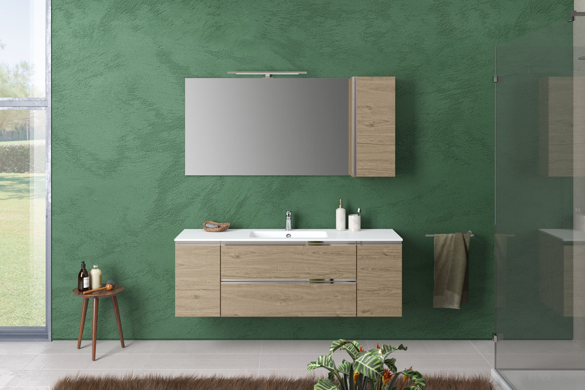 Mobile da bagno Verde usurato York - Pavone Casa - Arredo bagno e design  Made in Italy